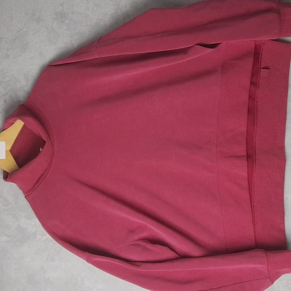 Lululemon Athletica Women Turtleneck Pullover Sweater Size 10 Pink - Picture 1 of 8